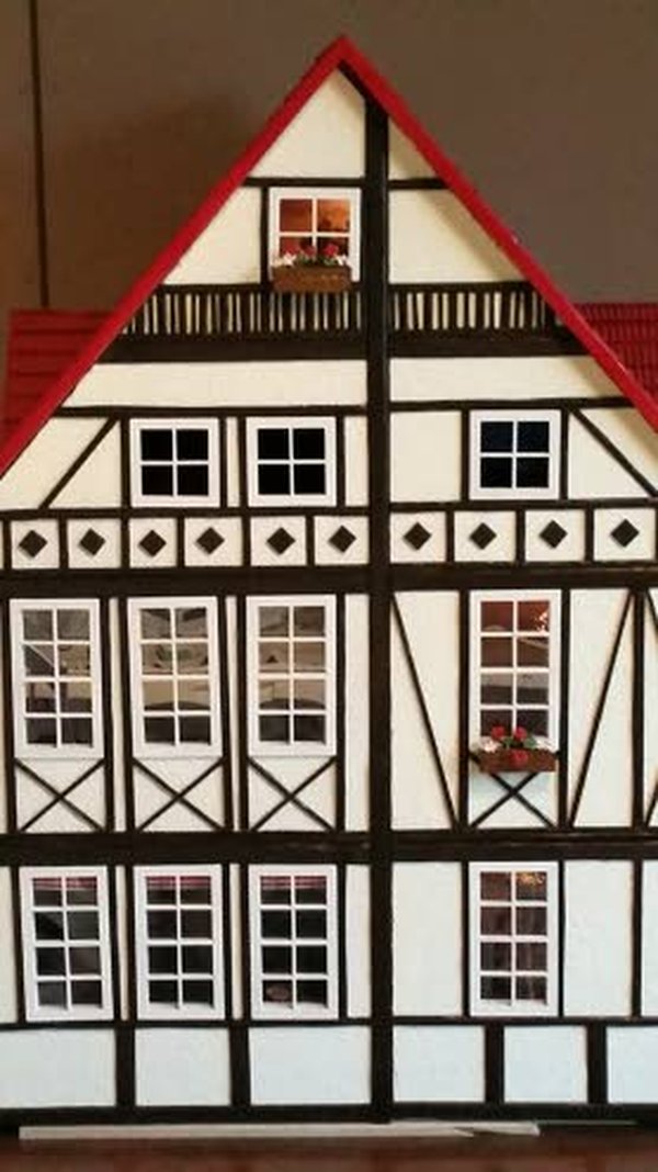 Idea saksalaistyyliseen taloon tuli lukuisista perheen kanssa tehdyistä Saksan matkoista.