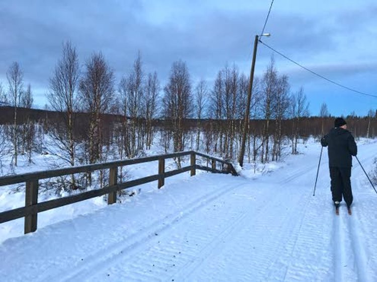 Akin ja Helin talvitraditio on Äkäslompolon hiihtoloma.