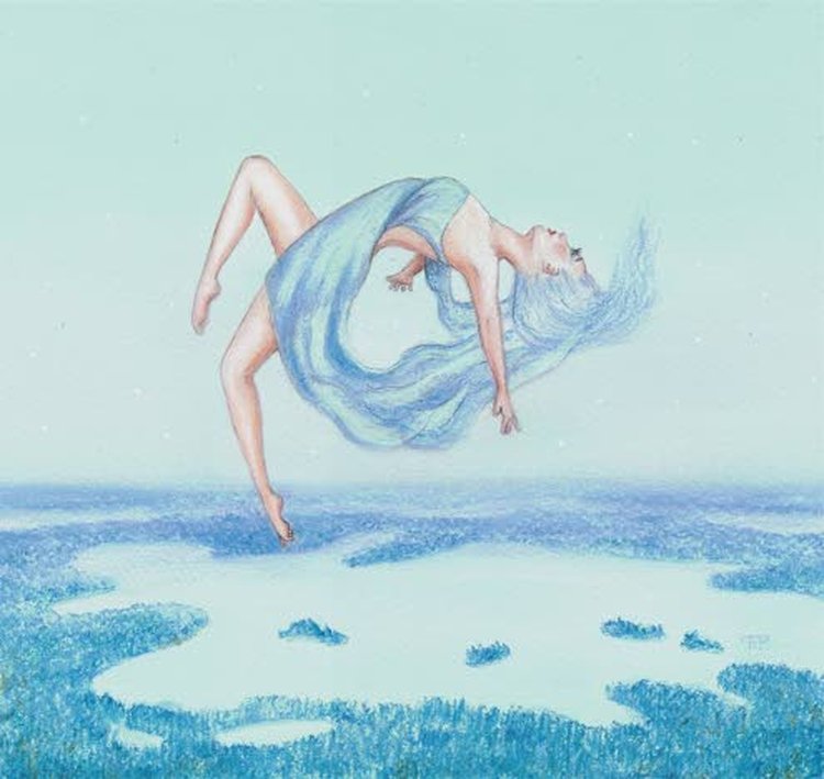 – Nostin Ilmattareni liikkumaan ja tanssimaan samantyylisesti ilmassa kuin ennen Järven tarina -elokuvaa esitettävässä Noste-lyhytelokuvassa tehdään veden alla. Lopputuloksena on mielestäni hyvin eteerisen kevyt ja kaunis Ilmatar, Pia-Maria Pohto kertoo.